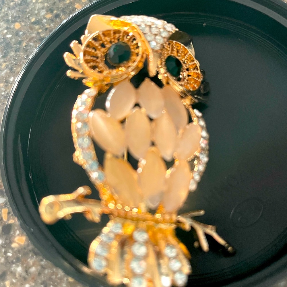 Vintage Rhinestone Pretty Owl Brooch 
$10 or bundle 3/$25